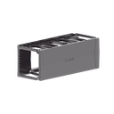 Organizador de Cables Horizontal PatchRunner™, Sencillo (Solo Frontal), Para Rack de 19in, 4UR