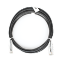 Cable de Parcheo Slim UTP Cat6 - 3 Metros (9.84 Pies) Negro Diámetro Reducido (28 AWG)