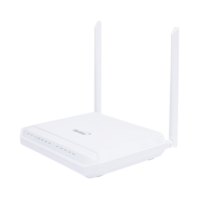 ONU GPON WiFi (2.4/5 GHz), 2 Antenas de 5 dBi, Compatible con OLTs de Terceros, MIMO 2x2, 4 puertos Gigabit + 1 POTS + USB, conector SC/UPC, (Gestión WAN desde la Interfaz de la ONU)