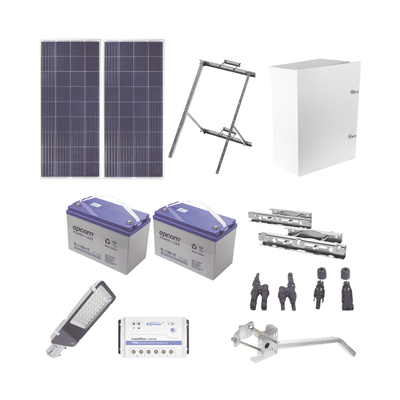 [KIT-SL-60W] Kit de energía solar para alumbrado de 60 W