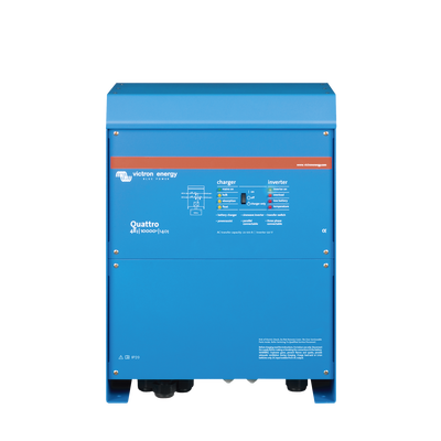 Quattro 48/10000/140-100/100 / Inversor Cargador de Onda Pura / Entrada 48 Vcc / Salida 8000 W 120 Vca  60 Hz