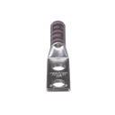 Zapata de compresión LCC1/0-38DW-X para cal. 1/0 Awg, Doble barreno para tornillo prisionero de 3/8, 1 Pz