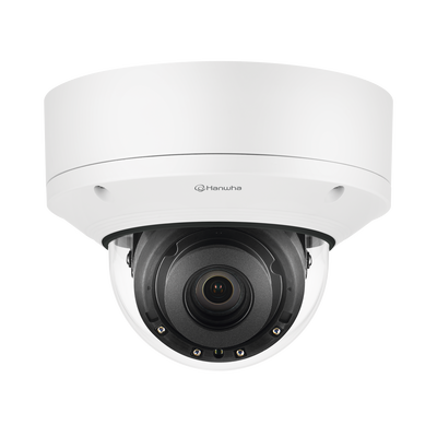 [XND-8081REV] Cámara IP Domo Antivandálica 5MP para interior / Extensor POE / Lente Motorizado 3.6 - 9.4mm / IR 50M / WDR 150db / H.265 & WiseStream II