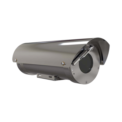 [TNO-X6320E2F2WT1-Z] Camara IP Zoom con gabinete antiexplosion 2MP, 32X, IP68, WiseStream II / conexion de fibra optica monomodo / con wiper