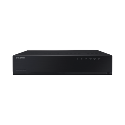 [WRN-1610S-8TB] NVR de 12 Megapíxel sistema operativo Ubuntu Linux / Hasta 16 canales / 8TB Incluidos / 16 puertos PoE+ / H.265 & WiseStream / E/S de alarma / Incluye 1 Licencia de 4 canales