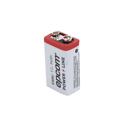 [ER-9V] Pila 9V @ 1200 mAh / Alta Capacidad ( No recargable )