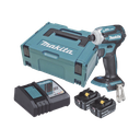 Atornillador de Impacto 18 Vcc, 3,800 RPM, 180N.m. Incluye: estuche MAKPAC, Cargador y 2 Bat. 5Ah