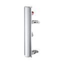 Antena sectorial de 100 grados, 20 dBi, 5150-5850 MHz , desempeño Carrier Class, integra BackShield para evitar lóbulos laterales