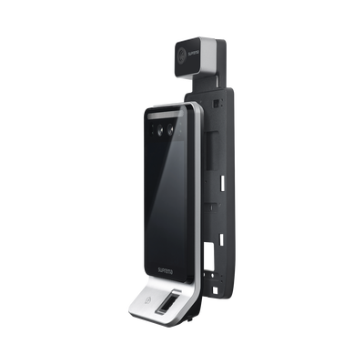 [FSF2ODBTCM10LA] Lector de reconocimiento Facial/F2 /   de Huella / Notificación por Temperatura / con lector de RFID(125kHz EM & 13.56 Mhz MIFARE)  Compatible con BioStar2