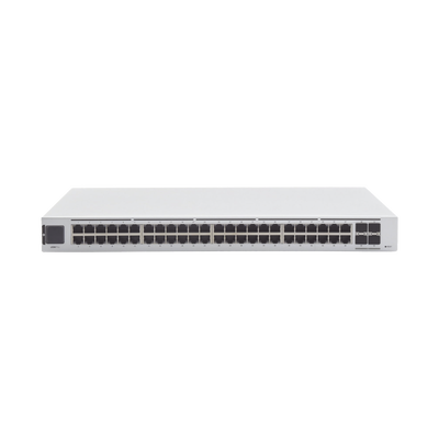[USW-PRO-48] UniFi Switch USW-Pro-48, Capa 3 de 48 puertos Gigabit RJ-45 + 4 puertos 1/10G SFP+, pantalla informativa