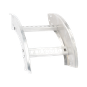 Curva Vertical Exterior de Aluminio de 90° Perfil Z / Peralte 3 1/4" / Ancho 9" / Radio 8" / Incluye Tornillería (CHVE90EZ314R8X9AK)