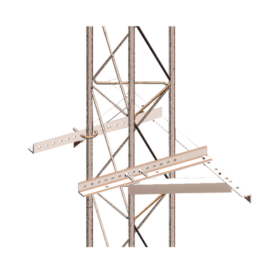 [SM-PM] Montaje Sujetador A Pared P/Tramo  STZ30/35/45 Galvanizado Electrolítico.
