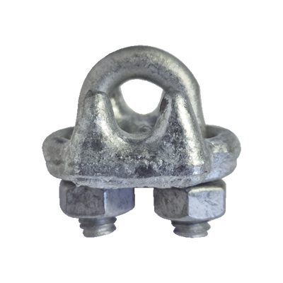 [NUDO-516-FJG] Nudo/ Perro/ Abrazadera Acero Forjado para Cable de 5/16", Galv. por Inmersión en Caliente.