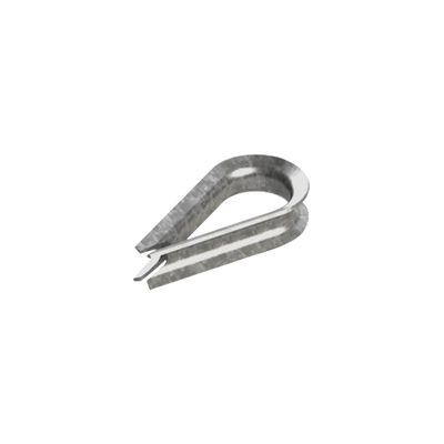 [CUELLO-14LS] Guardacabos/cuello 1/4" acero con electro galvanizado.