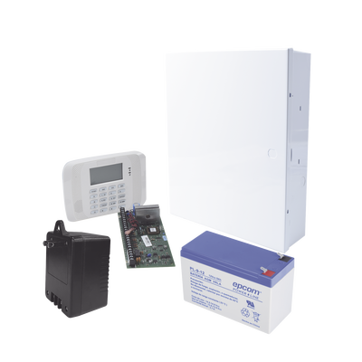 [VISTA48LANTB9AH] Kit de Panel de Alarma VISTA48LA con Gabinete, Batería de 9Ah y Transformador