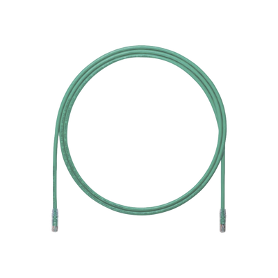 [UTP6AX7GR] Cable de Parcheo UTP, Cat6A, 24 AWG, CM, Color Verde, 2.13 Metros (7 Pies)