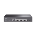 Switch JetStream SDN Administrable 8 puertos 10/100/1000 Mbps + 2 puertos SFP, administración centralizada OMADA SDN
