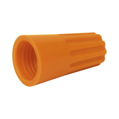 [AE-000-20] Capuchón roscable / 12 AWG / Naranja / Paquete de 25 piezas.