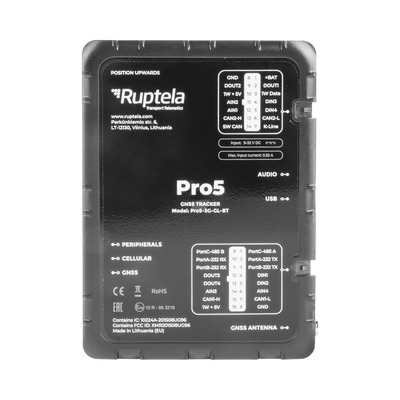 [PRO53G] Localizador Vehicular Avanzado, Tecnologia 2G y 3G, Ideal Para Vehiculos Pesados, Lectura de Puerto CANbus / Sensores Bluetooth