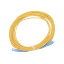 Jumper de Fibra Óptica Simplex, Monomodo, con Conectores SC/UPC-SC/UPC, de 20 Metros