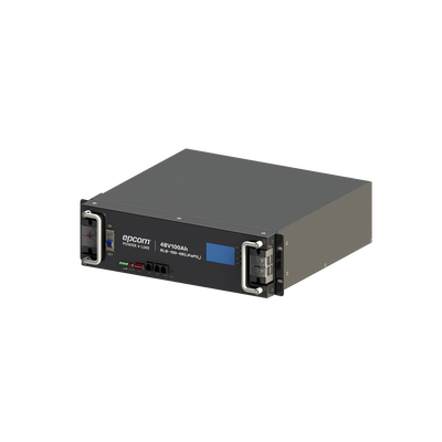 [RLB-100-48] Batería de Litio de 4.8 Kwh, 48 Vcc, 100 Ah, 3U de Montaje en Rack con Pantalla de Monitoreo Local LCD