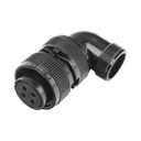 Conector Plug en Ángulo Recto de 4 Contactos Hembra Soldables para Radio de Locomotora.