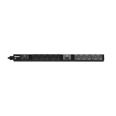 [P20B16M] PDU Básico para Distribución de Energía, Enchufe de Entrada NEMA L6-30P, Con 20 Salidas C13, de Instalación Vertical, 208 Vca, 30 Amp