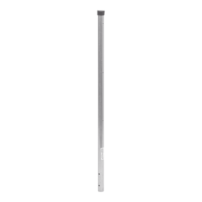 [SYS-POST-ESQ-3] Poste de ESQUINA para Cerca Electrificada. Tubo Galvanizado cal. 18 de 1" Diam. y 0.8m Alto con Tapón, ideal para 3 Aisladores