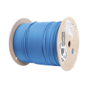 Bobina de Cable Blindado S/FTP de 4 Pares, Cat7, Inmune a Ruido e Interferencias, LSZH (Bajo Humo, Cero Halógenos), Color Azul, Bobina de 500 Metros (1640 Pies)