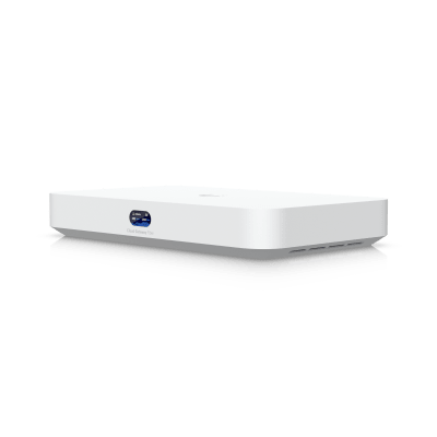 [UCG-FIBER] UCG Fiber Cloud Gateway de 10G de Escritorio con Switch Integrado de 4 Puertos 2.5 GbE y 1 Puerto 10G SFP+, Compatibilidad Total con Full Stack UniFi