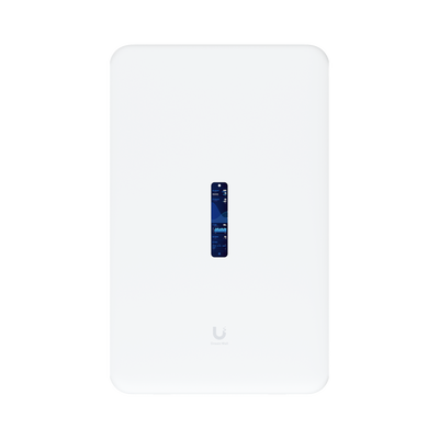 Dream Wall Cloud Gateway 10G Diseñado para Montaje en Pared con WiFi 6 Integrado, Switch PoE de Alta Potencia y Compatibilidad Total con Aplicaciones UniFi