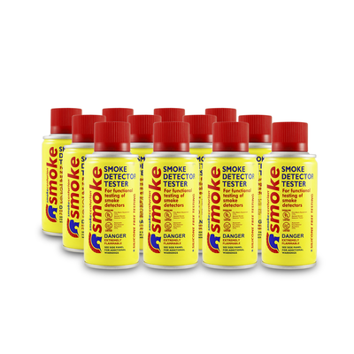 [M8-BP] Caja de 72 latas de humo sintético en aerosol para probar detectores de humo en uso manual o en dispensadores SOLO-330/SOLO-332