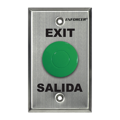 [SD-7201GCPE1Q] Botón Tipo Hongo / Color Verde / Relevador  NO, NC, COM