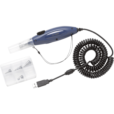 [FI-1000-KIT] Kit de Inspección de Fibra Óptica / Sonda USB para Video / Conjunto de Puntas Adaptadoras / Limpieza y Verificación de Conectores / Prevención de Fallos por Contaminación