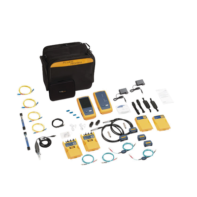 [DSX2-8000QIINT] Certificador DSX-8000 para Cable de Cobre Cat5e, Cat6, Cat6A y Cat8, Con Módulos OLTS Quad CertiFiber Pro, Con WiFi Integrado y Pantalla LCD de 5.7 Pulgadas (14.48 cm), Versión Internacional