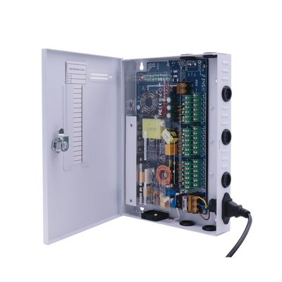 Fuente PREMIUM / 11-15 V / 18 canales / 20 A / Alta tecnología en seguridad / Doble ventilador / Hasta 1.8 Amperes por Salida / Filtro de ruido por canal / Diseño de alta gama.