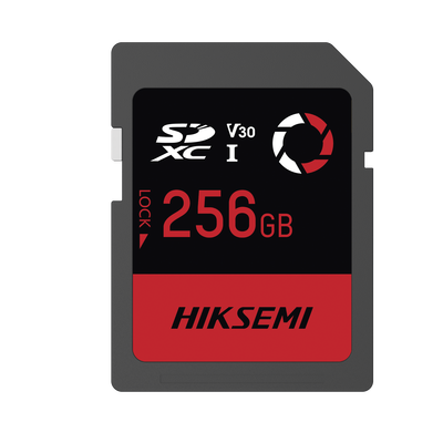 [HS-SD-E30/256G] Memoria SD / Clase 10 de 256 GB / Especializada Para Drones Comerciales, Cámaras de Fotografía y Video  / 180 MB/s Lectura / 150 MB/s Escritura
