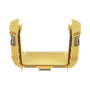 Union Recta "Cople", Para Canaleta FiberRunner™ 4X4, Color Amarillo