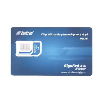 [SIM2GBTELCEL] SIM WisperNet 5 GB mensual para dispositivos móviles 3G/4G (Telcel) 1 año de servicio (solo datos)