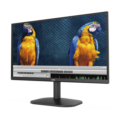 [24B2XHM] Monitor LED de 23.8" VESA, Resolución 1920 x 1080 Pixeles, Entradas de Video VGA/HDMI. Panel VA LCD Backlight LED. Ultra Delgado