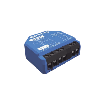 [SHELLY1GEN3] Relevador inalámbrico inteligente 16A, 110-230 V, 1  salida de contacto seco, compatible con asistente de voz Alexa, Google Home