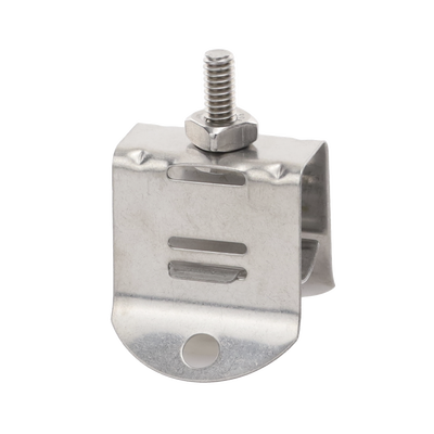 Sujetador de Doble Click para Cable Coaxial de 1/2 Pulgada Paquete de 10 Piezas