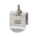 Sujetador de Doble Click para Cable Coaxial de 1/2 Pulgada Paquete de 10 Piezas
