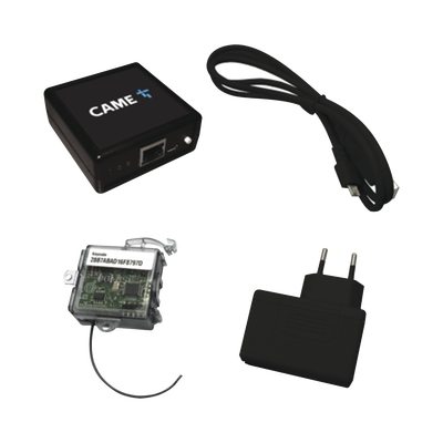 [8K06SA-001] Kit CAME Connect / Para Apertura de Motores y Barreras Por Medio de APP / 3 Perfiles de Trabajo para Usuario, Propietario e Instalador