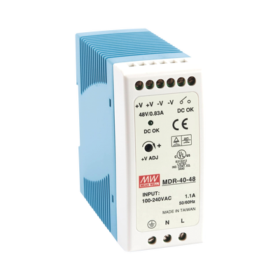 [MDR-40-48] Fuente de poder Industrial Riel Din 48Vcc, 40W