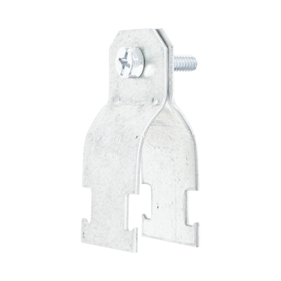 Abrazadera Unicanal para Conduit Pared Gruesa  y PVC de  1/2" (13 mm).