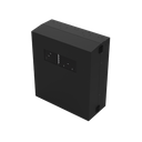 Gabinete de Pared con Rack Horizontal de 6 UR, con Ventanilla de Inspección, Se envía el Gabinete Armado.
