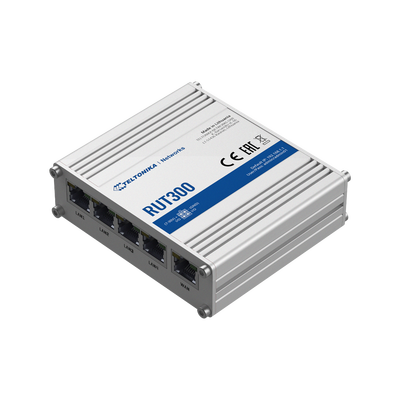 [RUT300] Router Industrial VPN, 5 Puertos 10/100 Mbps
