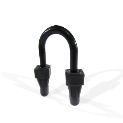 [AU-100-PC] Abrazadera U de Pata Larga con Recubrimiento de PVC para Tubo de 3/4" (19 mm).