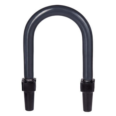 [AU-112-PC] Abrazadera U de Pata Larga con Recubrimiento de PVC para Tubo de 1 1/4" (32 mm).
